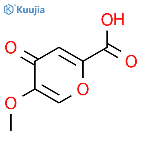 5-Methoxy-4-oxo-4H-pyran-2-carboxylic acid structure