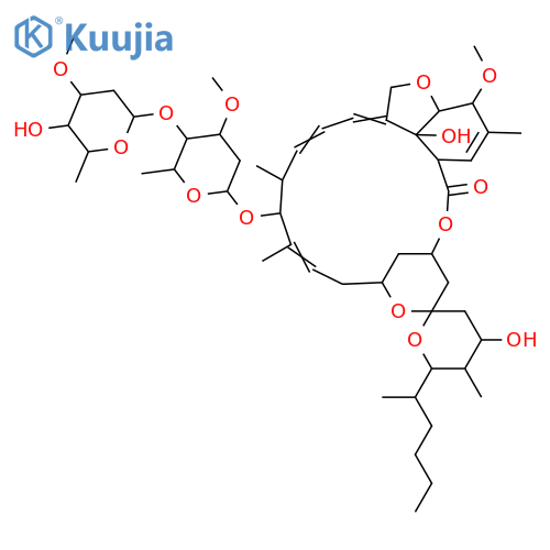 Avermectin B1d; 22,23-Dihydro, 23S-hydroxy, O5-Me structure