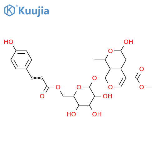 Kingisidic acid; 7R-Alcohol, 6'-O-(4-hydroxy-Z-cinnamoyl), Me ester structure