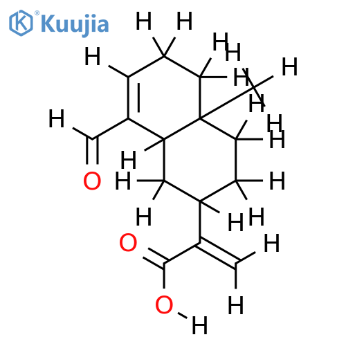 15-Aldehyde-15-Hydroxy-3,11(13)-eudesmadien-12-oic acid structure