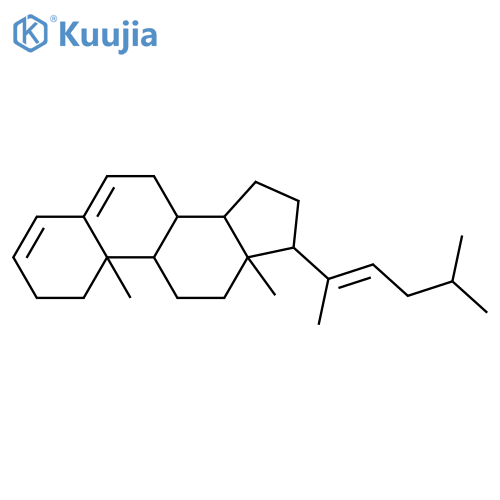 26,27-Dinorergosta-3,5,22-triene,(22E)- (9CI) structure