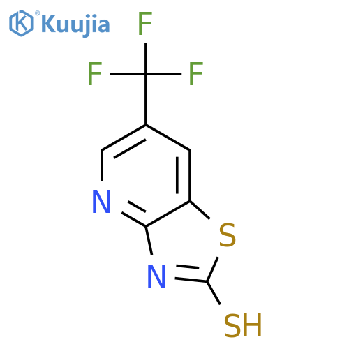 2-Mercapto-6-trifluoromethylthiazolo4,5-bpyridine structure