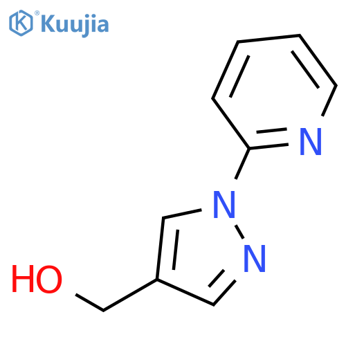(1-(Pyridin-2-yl)-1H-pyrazol-4-yl)methanol structure