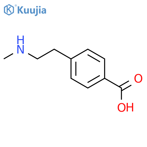 4-(2-(Methylamino)ethyl)benzoic acid structure