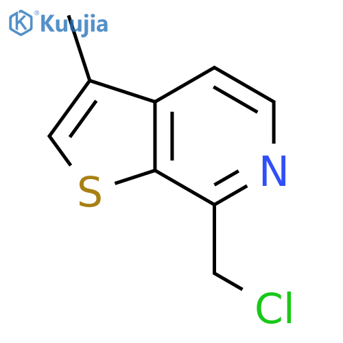 Thieno[2,3-c]pyridine,7-(chloromethyl)-3-methyl- structure