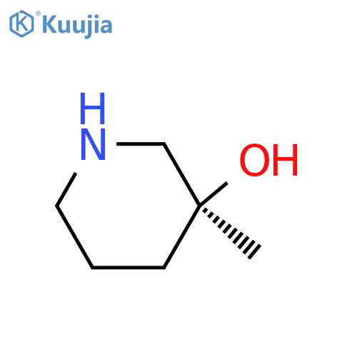 (3S)-3-methylpiperidin-3-ol structure