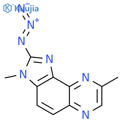 2-Azido-3,8-dimethylimidazo4,5-fquinoxaline structure