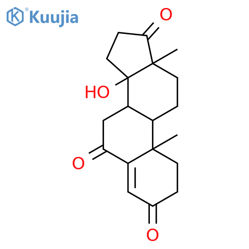 Androst-4-ene-3,6,17-trione,14-hydroxy- (9CI) structure