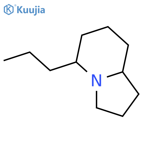 Octahydro-5-propylindolizine; (5R,8aR)-form structure