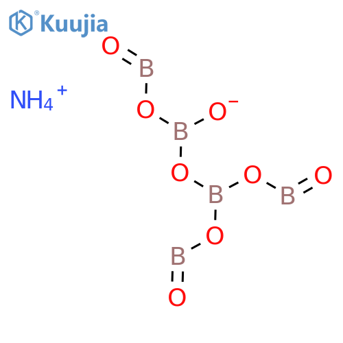 Ammonium Pentaborate Tetrahydrate structure