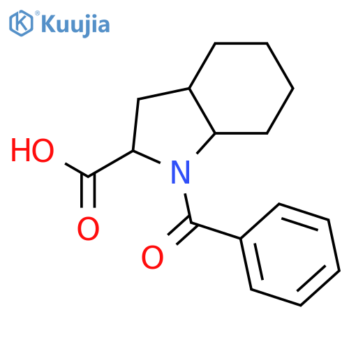 1-Benzoyl-octahydro-1H-indole-2-carboxylic Acid structure