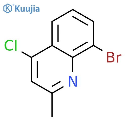 8-Bromo-4-chloro-2-methylquinoline structure