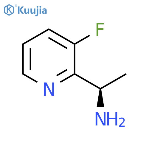 (1R)-1-(3-fluoro-2-pyridyl)ethanamine structure