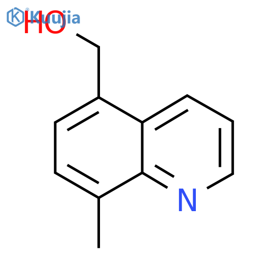 (8-Methylquinolin-5-yl)methanol structure