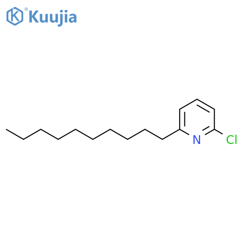 Pyridine, 2-chloro-6-decyl- structure