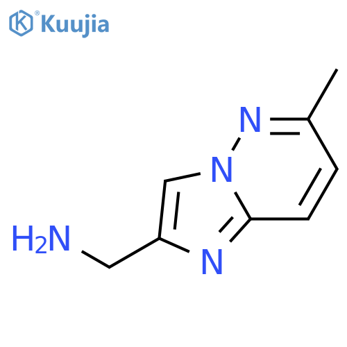 6-methyl-Imidazo[1,2-b]pyridazine-2-methanamine structure