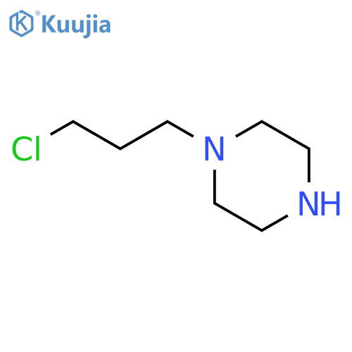 1-(3-chloropropyl)-Piperazine structure