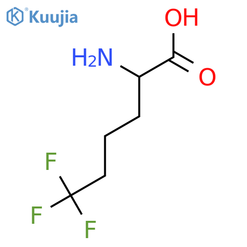 (2S)-2-amino-6,6,6-trifluorohexanoic acid structure