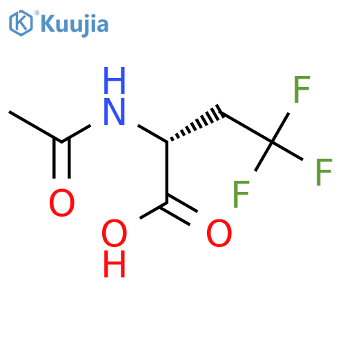 (2R)-2-Acetamido-4,4,4-trifluorobutanoic acid structure