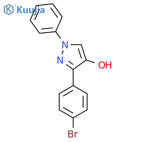 3-(4-Bromophenyl)-1-phenyl-1H-pyrazol-4-ol structure