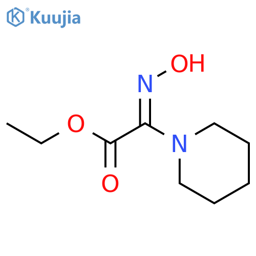 Ethyl 2-(Hydroxyimino)-2-piperidinoacetate structure
