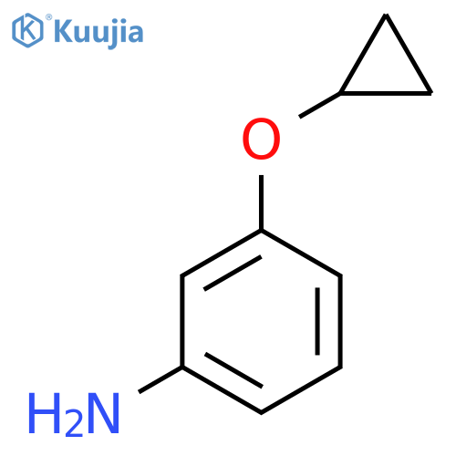 3-cyclopropoxyaniline structure