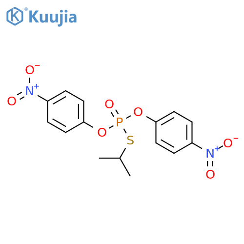 Phosphorothioic acid,S-(1-methylethyl) O,O-bis(4-nitrophenyl) ester structure