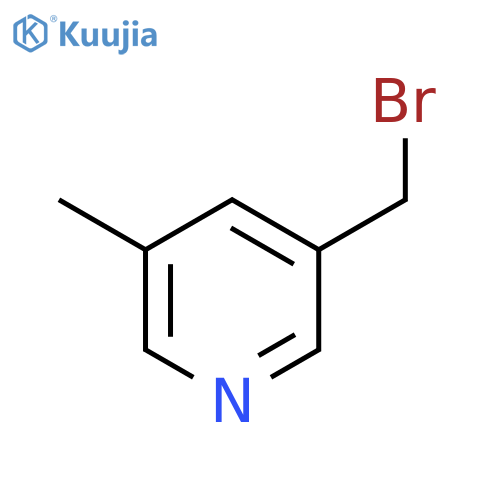 3-Bromomethyl-5-methylpyridine structure