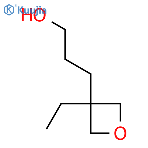 3-(3-ethyloxetan-3-yl)propan-1-ol structure