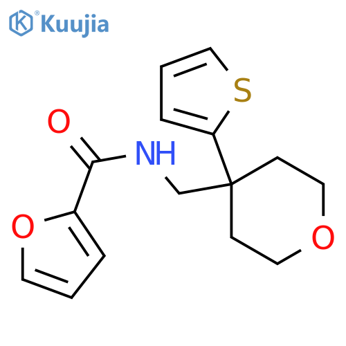 N-{4-(thiophen-2-yl)oxan-4-ylmethyl}furan-2-carboxamide structure