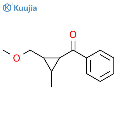 Methanone, [2-(methoxymethyl)-3-methylcyclopropyl]phenyl- structure