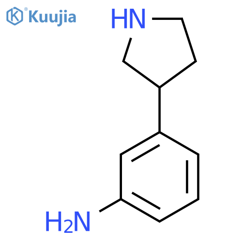 3-(Pyrrolidin-3-yl)aniline structure