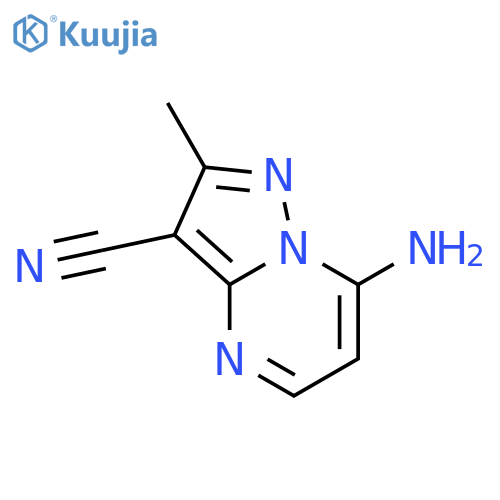 7-Amino-2-methylpyrazolo1,5-apyrimidine-3-carbonitrile structure