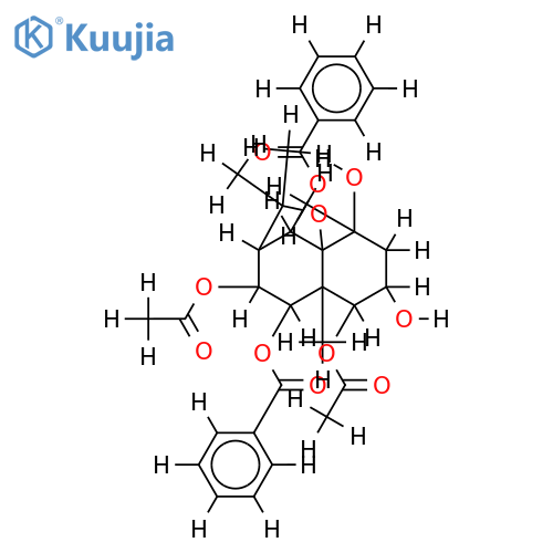 (1R,2S,4S,5S,6R,7R,8S,9R,10S)-1,8-diacetoxy-6,9-dibenzoyloxy-2,4-dihydroxydihydro-beta-agarofuran structure