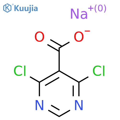 Sodium 4,6-dichloropyrimidine-5-carboxylate structure