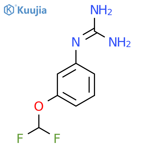 N-[3-(Difluoromethoxy)phenyl]guanidine structure