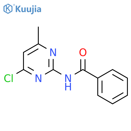N-(4-Chloro-6-methylpyrimidin-2-yl)benzamide structure