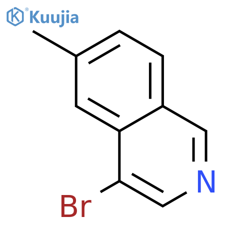 4-Bromo-6-methylisoquinoline structure