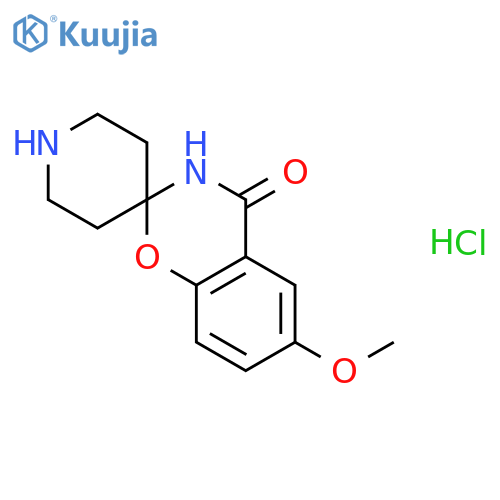 6-Methoxyspiro[benzo[e][1,3]oxazine-2,4'-piperidin]-4(3H)-one hydrochloride structure