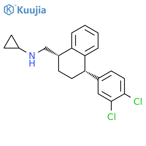 N-(((1S,4S)-4-(3,4-Dichlorophenyl)-1,2,3,4-tetrahydronaphthalen-1-yl)methyl)cyclopropanamine structure