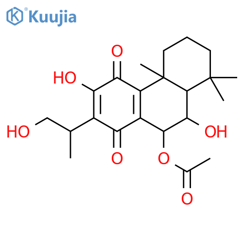 1,4-Phenanthrenedione,10-(acetyloxy)-4b,5,6,7,8,8a,9,10-octahydro-3,9-dihydroxy-2-(2-hydroxy-1-methylethyl)-4b,8,8-trimethyl-(9CI) structure