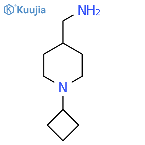 (1-Cyclobutylpiperidin-4-yl)methanamine structure