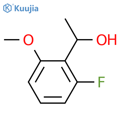 1-(2-Fluoro-6-methoxyphenyl)ethanol structure