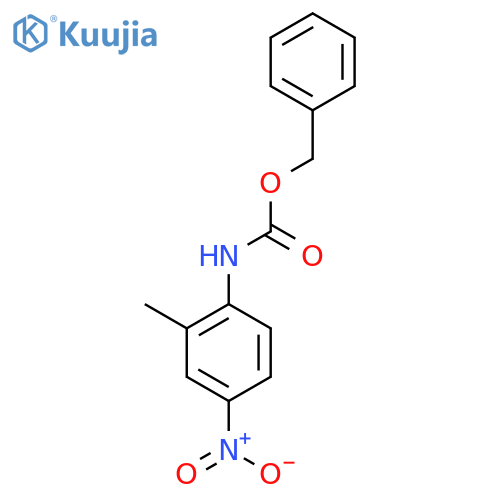 benzyl N-(2-methyl-4-nitrophenyl)carbamate structure