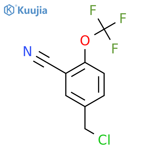 5-(Chloromethyl)-2-(trifluoromethoxy)benzonitrile structure