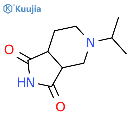 hexahydro-5-(1-methylethyl)-1H-Pyrrolo[3,4-c]pyridine-1,3(2H)-dione structure