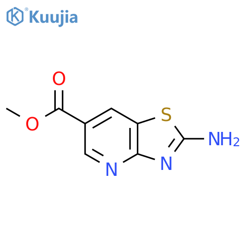 methyl 2-amino-1,3thiazolo4,5-bpyridine-6-carboxylate structure