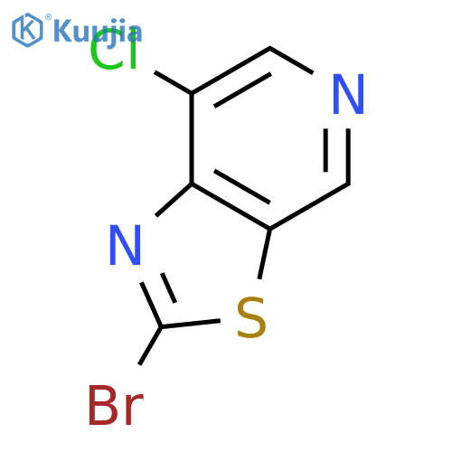 2-bromo-7-chloro-[1,3]thiazolo[5,4-c]pyridine structure
