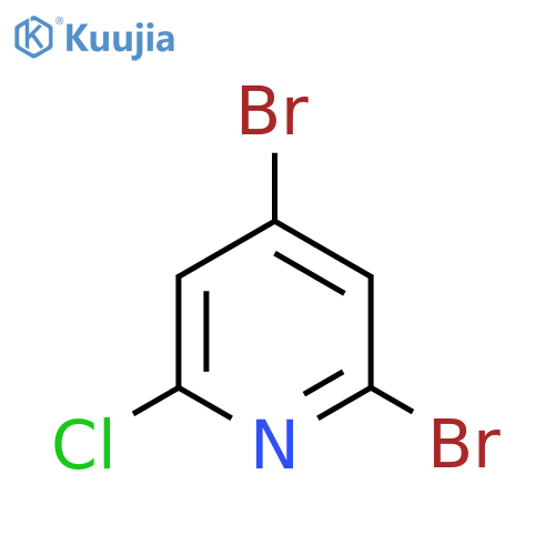 Pyridine, 2,4-dibromo-6-chloro- structure