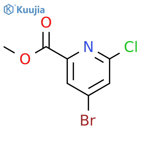 Methyl 4-bromo-6-chloropicolinate structure